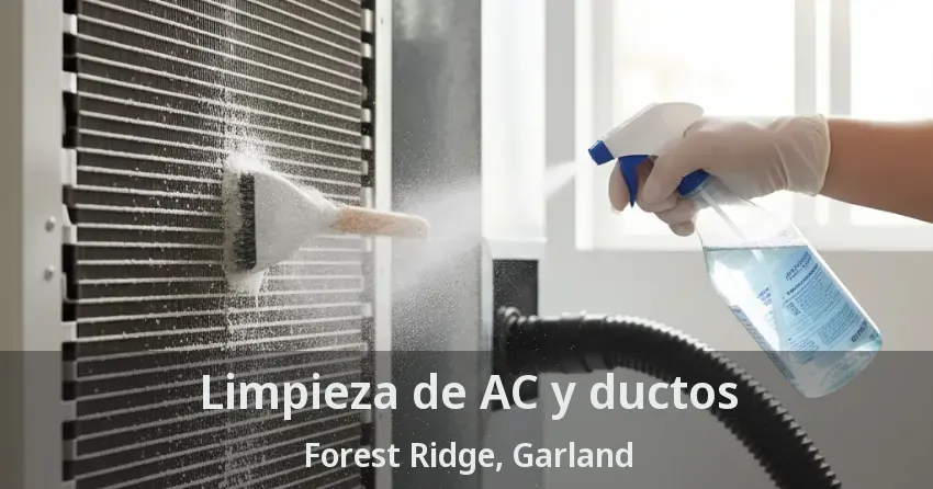 Limpieza de AC y ductos Forest Ridge, Garland - TX