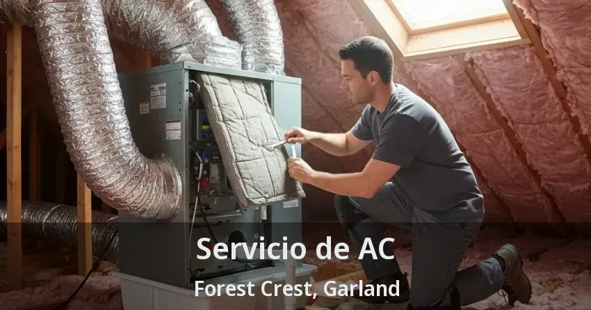Servicio de AC Forest Crest, Garland - TX