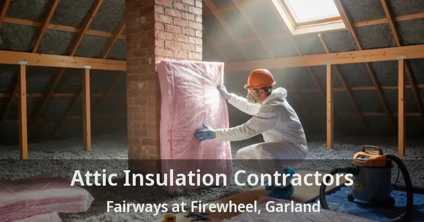 Attic Insulation Contractors Fairways at Firewheel, Garland - TX