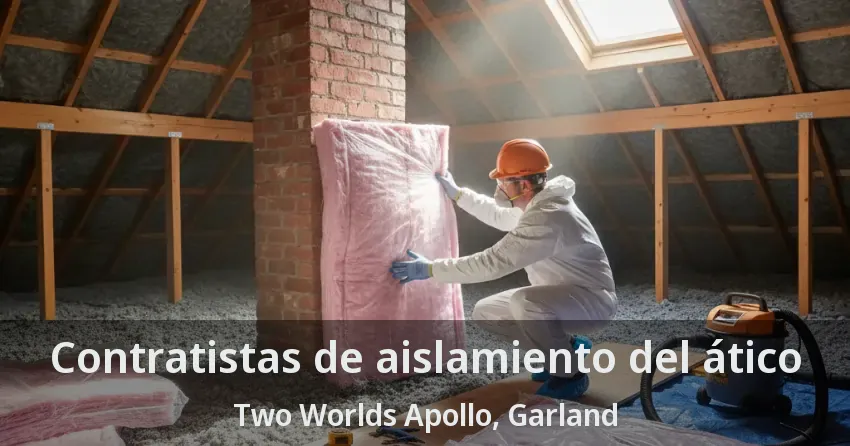 Contratistas de aislamiento del ático Two Worlds Apollo, Garland - TX