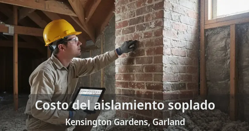 Costo del aislamiento soplado Kensington Gardens, Garland - TX