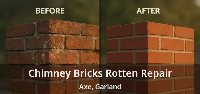 Chimney Bricks Rotten Repair Axe, Garland - TX