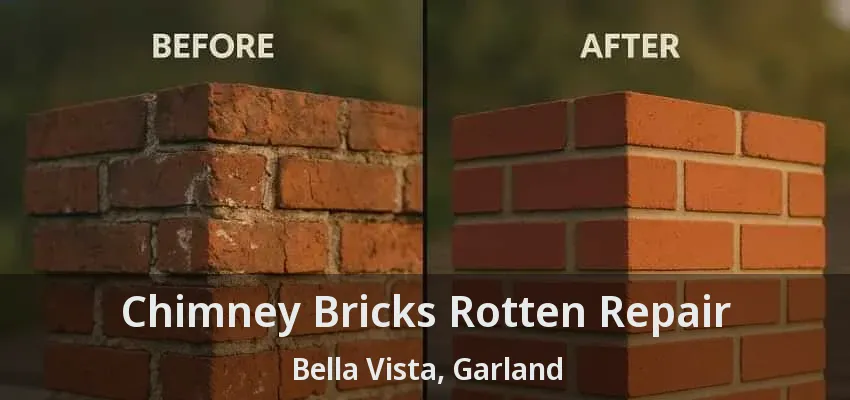 Chimney Bricks Rotten Repair Bella Vista, Garland - TX