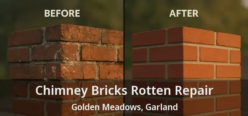 Chimney Bricks Rotten Repair Golden Meadows, Garland - TX