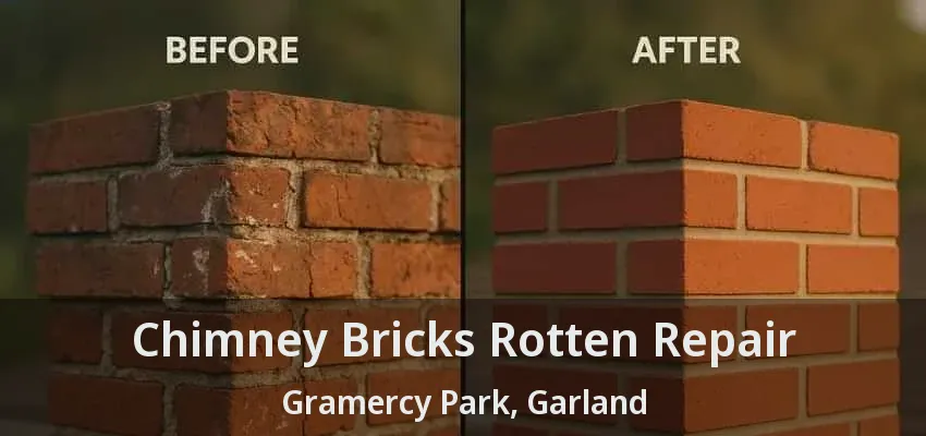 Chimney Bricks Rotten Repair Gramercy Park, Garland - TX