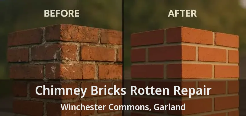 Chimney Bricks Rotten Repair Winchester Commons, Garland - TX