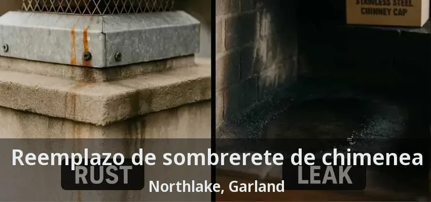 Reemplazo de sombrerete de chimenea Northlake, Garland - TX