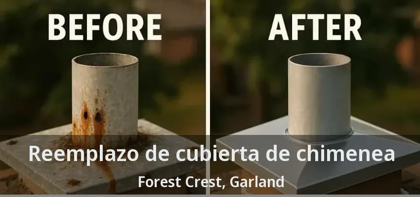 Reemplazo de cubierta de chimenea Forest Crest, Garland - TX