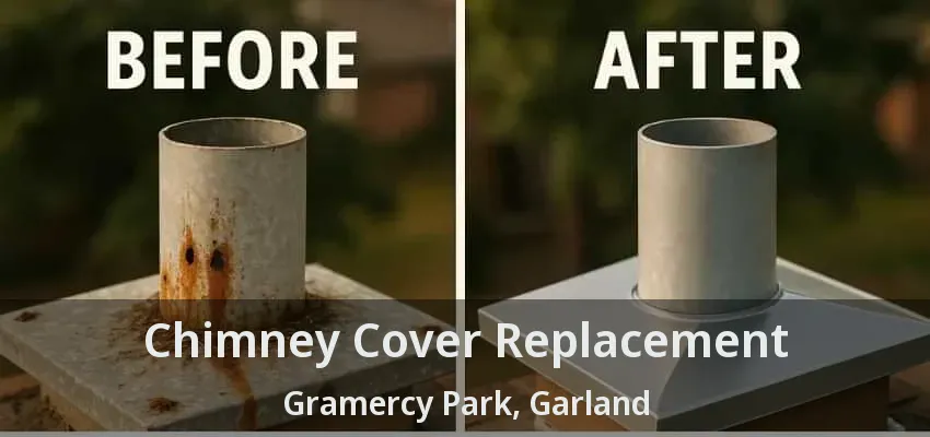 Chimney Cover Replacement Gramercy Park, Garland - TX