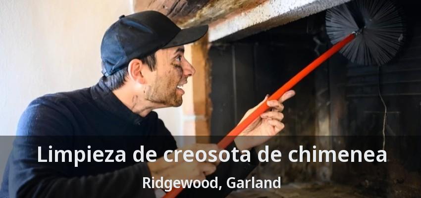 Limpieza de creosota de chimenea Ridgewood, Garland - TX