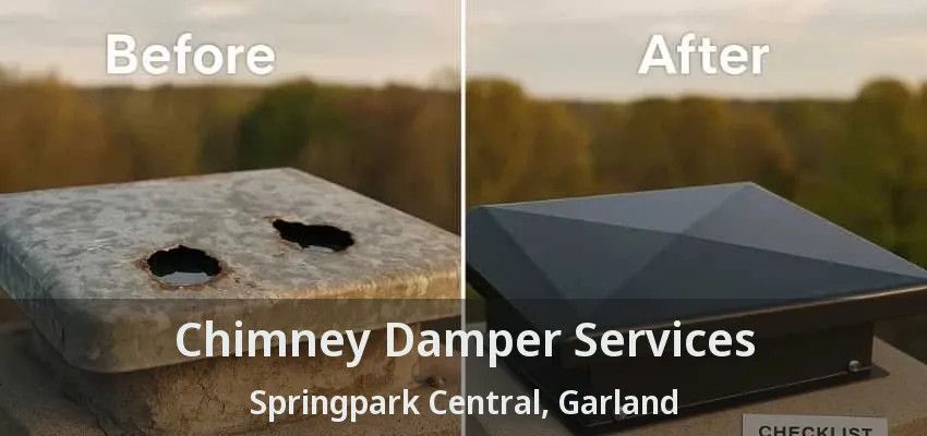 Chimney Damper Services Springpark Central, Garland - TX