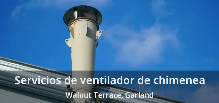 Servicios de ventilador de chimenea Walnut Terrace, Garland - TX
