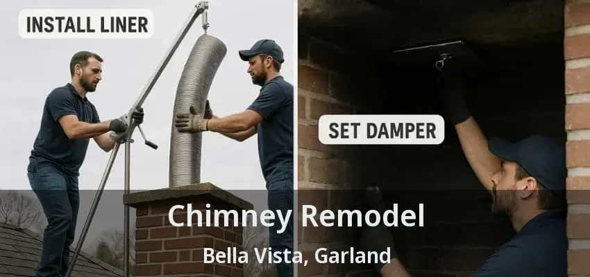 Chimney Remodel Bella Vista, Garland - TX