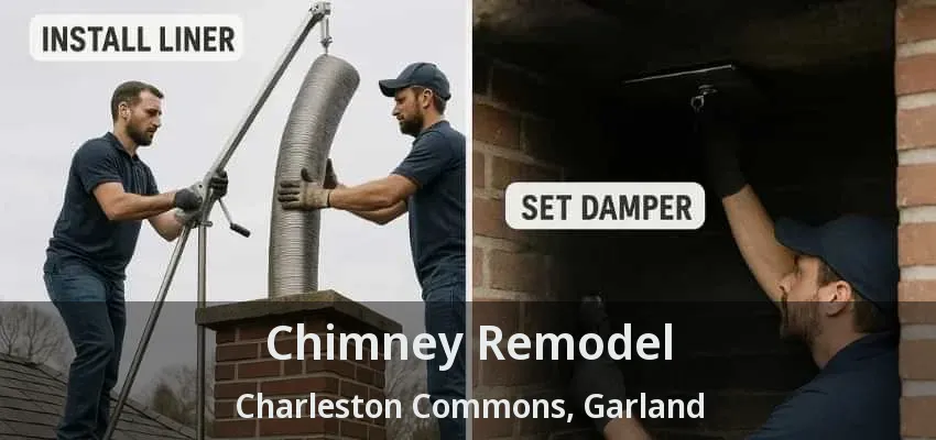 Chimney Remodel Charleston Commons, Garland - TX