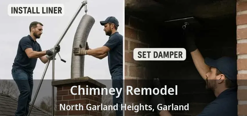 Chimney Remodel North Garland Heights, Garland - TX