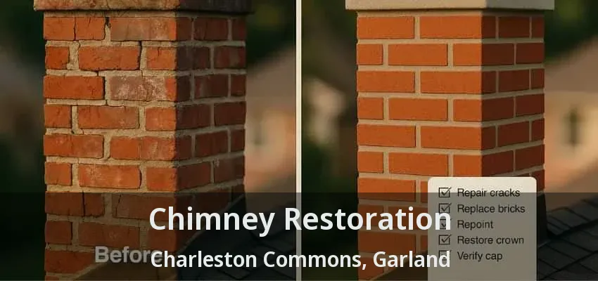 Chimney Restoration Charleston Commons, Garland - TX