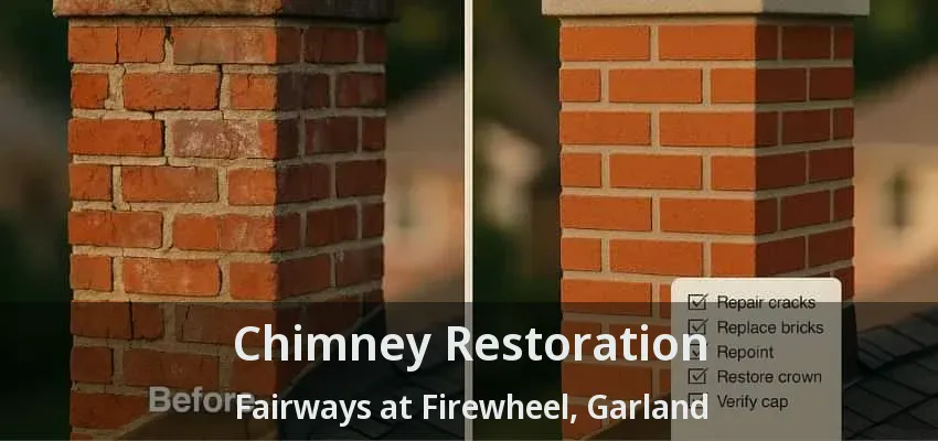 Chimney Restoration Fairways at Firewheel, Garland - TX