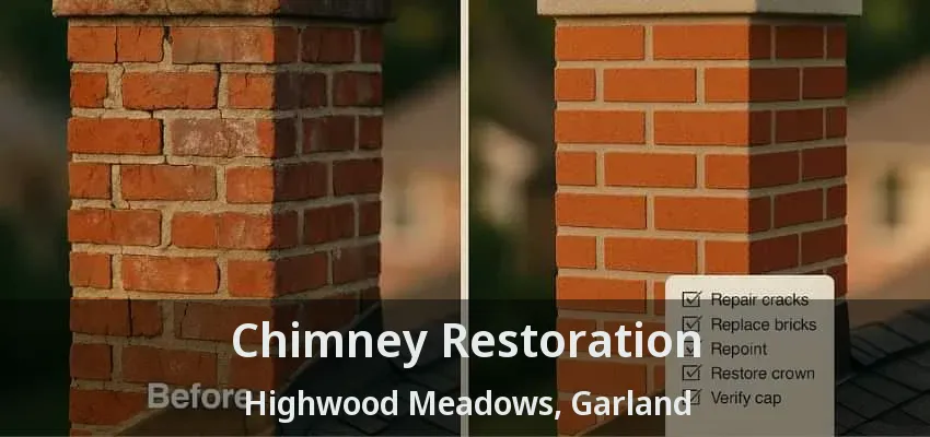 Chimney Restoration Highwood Meadows, Garland - TX