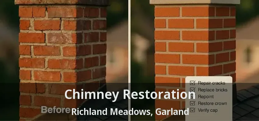 Chimney Restoration Richland Meadows, Garland - TX