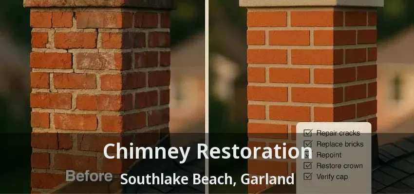 Chimney Restoration Southlake Beach, Garland - TX