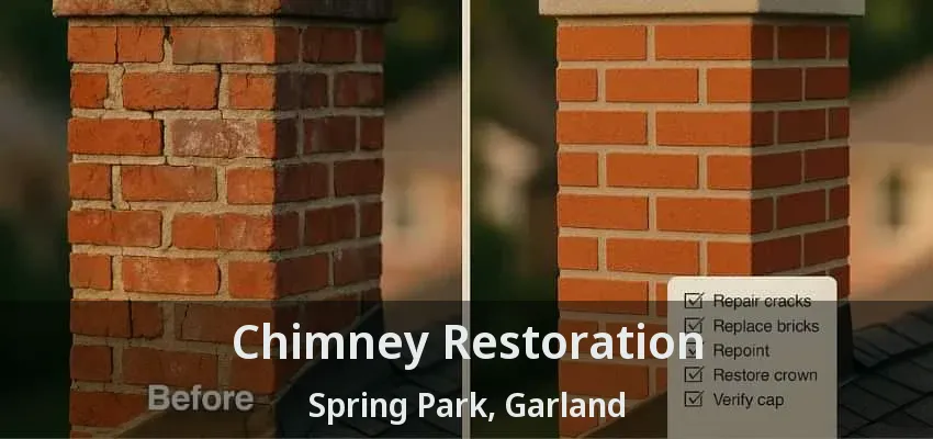 Chimney Restoration Spring Park, Garland - TX