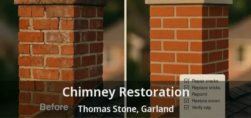 Chimney Restoration Thomas Stone, Garland - TX