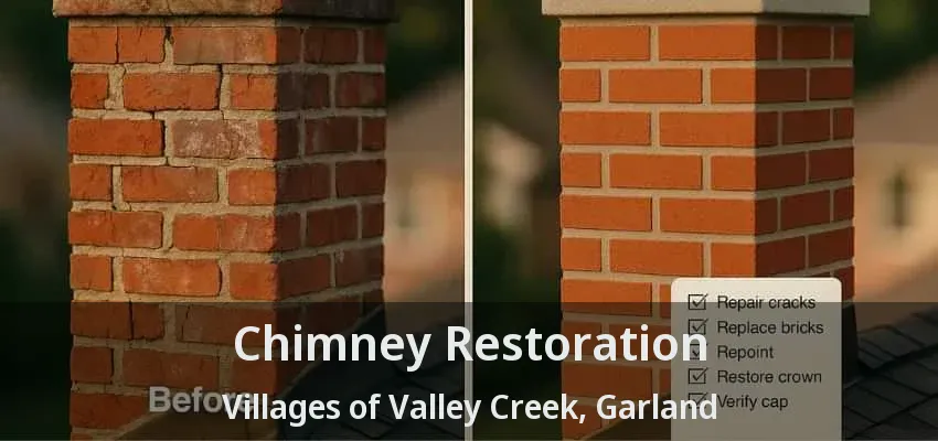 Chimney Restoration Villages of Valley Creek, Garland - TX