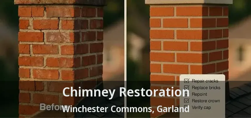 Chimney Restoration Winchester Commons, Garland - TX