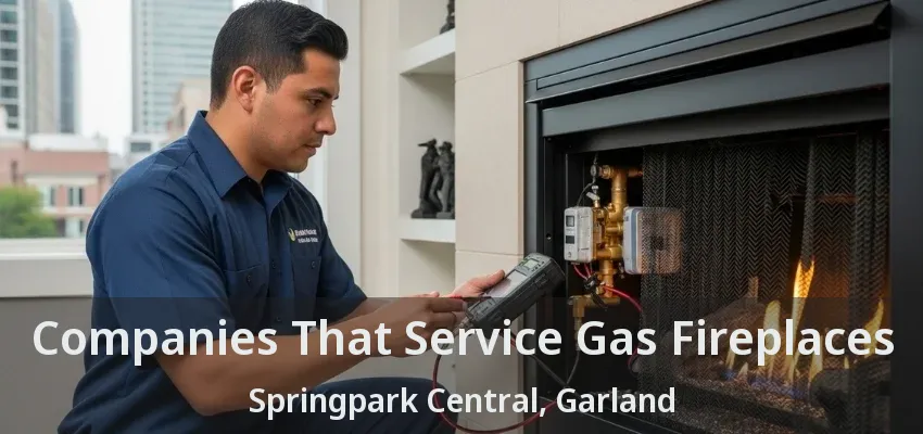 Companies That Service Gas Fireplaces Springpark Central, Garland - TX