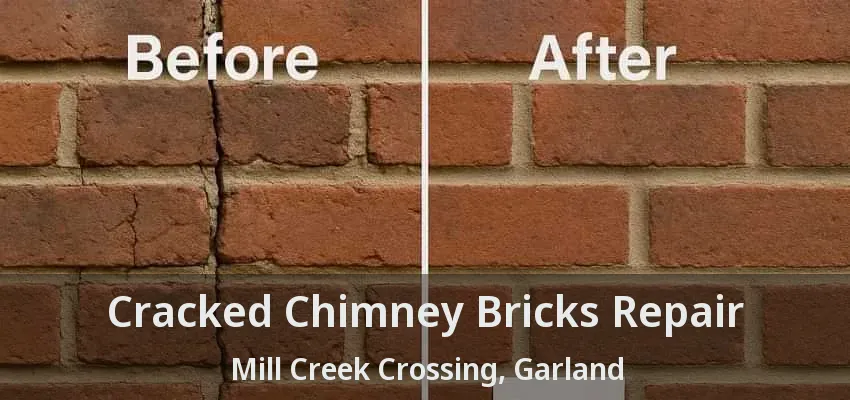 Cracked Chimney Bricks Repair Mill Creek Crossing, Garland - TX