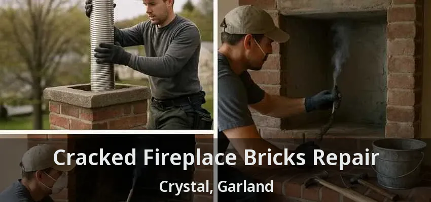 Cracked Fireplace Bricks Repair Crystal, Garland - TX
