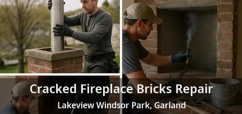 Cracked Fireplace Bricks Repair Lakeview Windsor Park, Garland - TX
