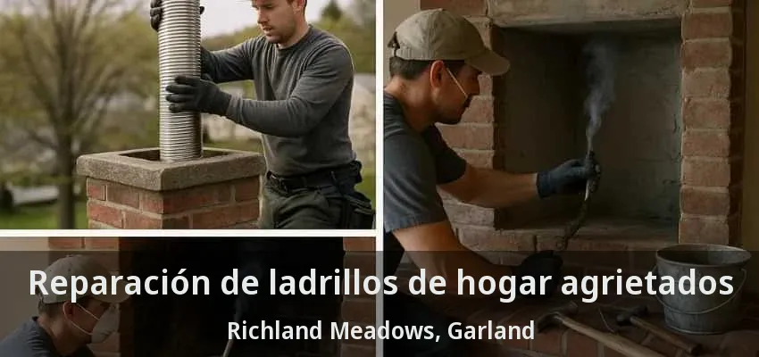 Reparación de ladrillos de hogar agrietados Richland Meadows, Garland - TX