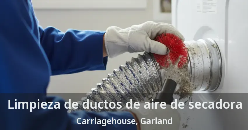 Limpieza de ductos de aire de secadora Carriagehouse, Garland - TX