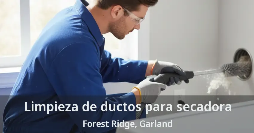 Limpieza de ductos para secadora Forest Ridge, Garland - TX