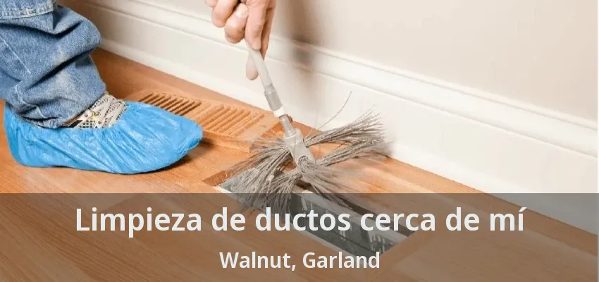 Limpieza de ductos cerca de mí Walnut, Garland - TX