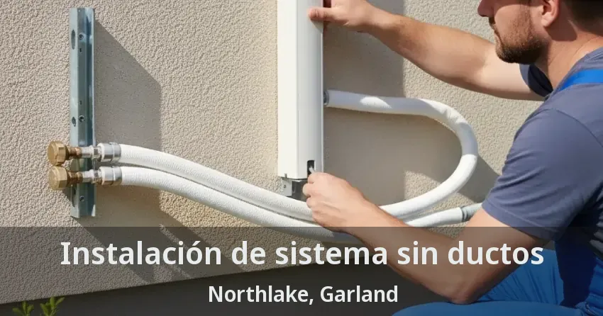 Instalación de sistema sin ductos Northlake, Garland - TX