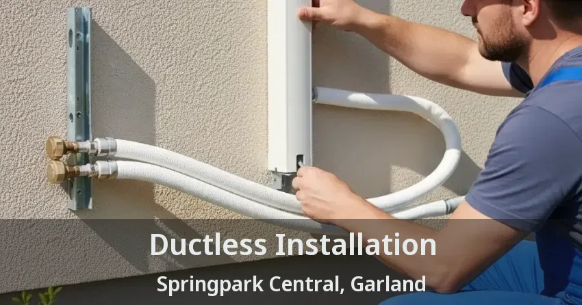 Ductless Installation Springpark Central, Garland - TX