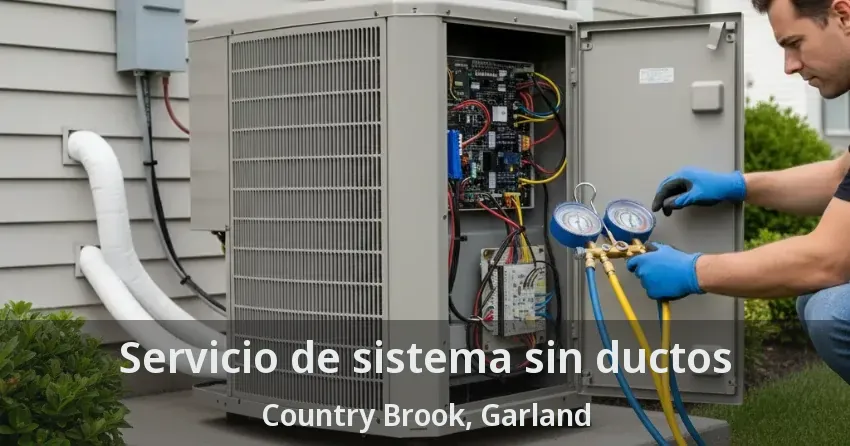 Servicio de sistema sin ductos Country Brook, Garland - TX