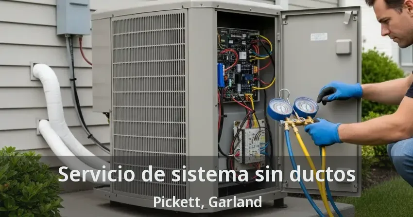 Servicio de sistema sin ductos Pickett, Garland - TX