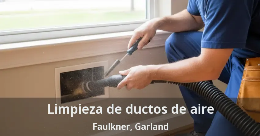 Limpieza de ductos de aire Faulkner, Garland - TX