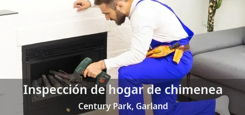 Inspección de hogar de chimenea Century Park, Garland - TX