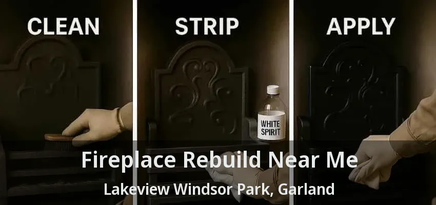 Fireplace Rebuild Near Me Lakeview Windsor Park, Garland - TX