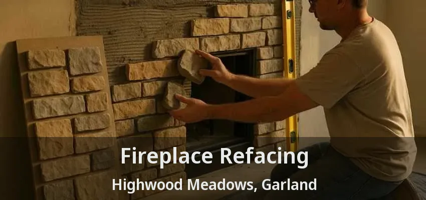 Fireplace Refacing Highwood Meadows, Garland - TX
