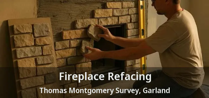 Fireplace Refacing Thomas Montgomery Survey, Garland - TX