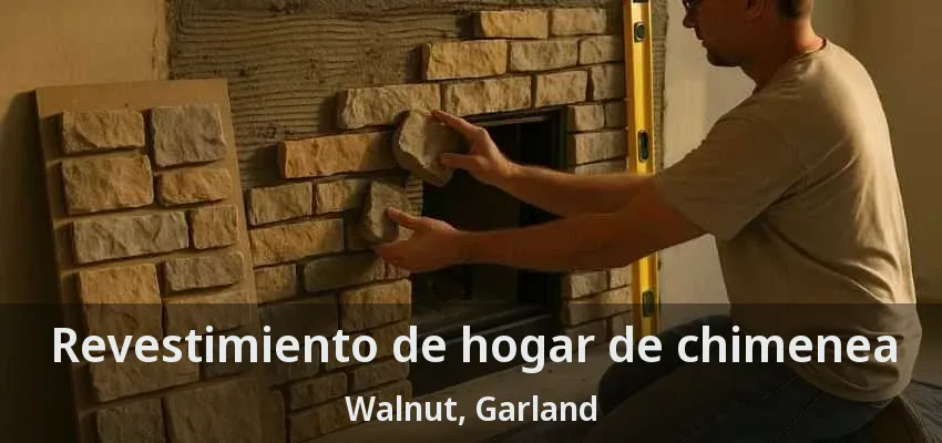 Revestimiento de hogar de chimenea Walnut, Garland - TX