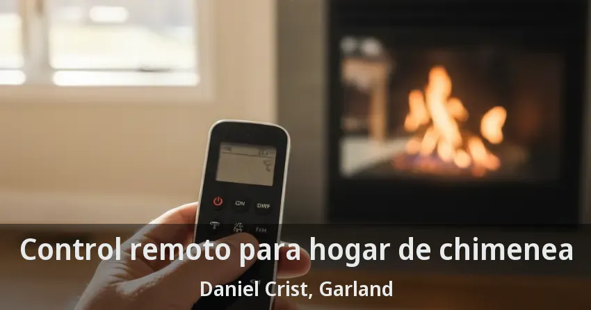 Control remoto para hogar de chimenea Daniel Crist, Garland - TX