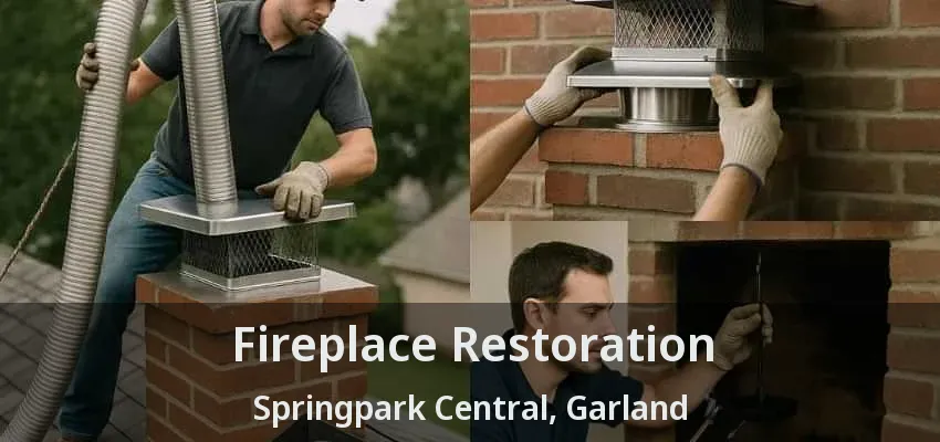 Fireplace Restoration Springpark Central, Garland - TX