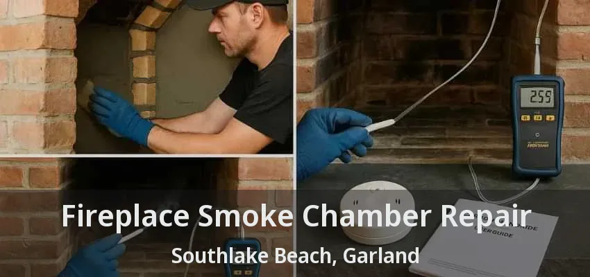 Fireplace Smoke Chamber Repair Southlake Beach, Garland - TX