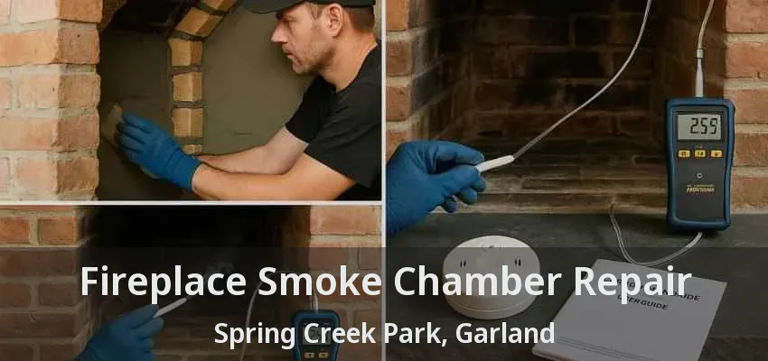 Fireplace Smoke Chamber Repair Spring Creek Park, Garland - TX